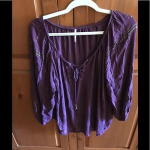 Free People Purple top. Size S